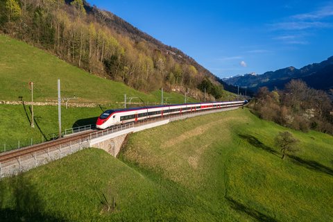 SBB RABe 501 026 at Arth, SZ, CH