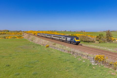 Class 43 028 (Scotrail): Class 43 149 + 028 / UK-Newtonhill