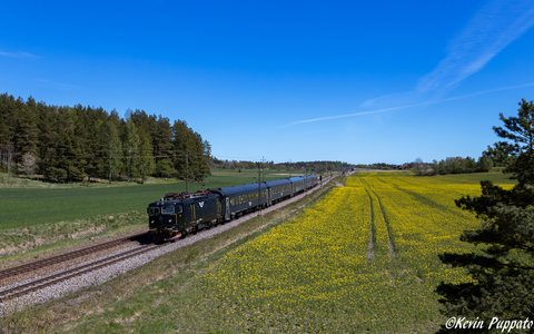 SJ Rc6 1420 + IC 665 Stockholm C - Karlstad C