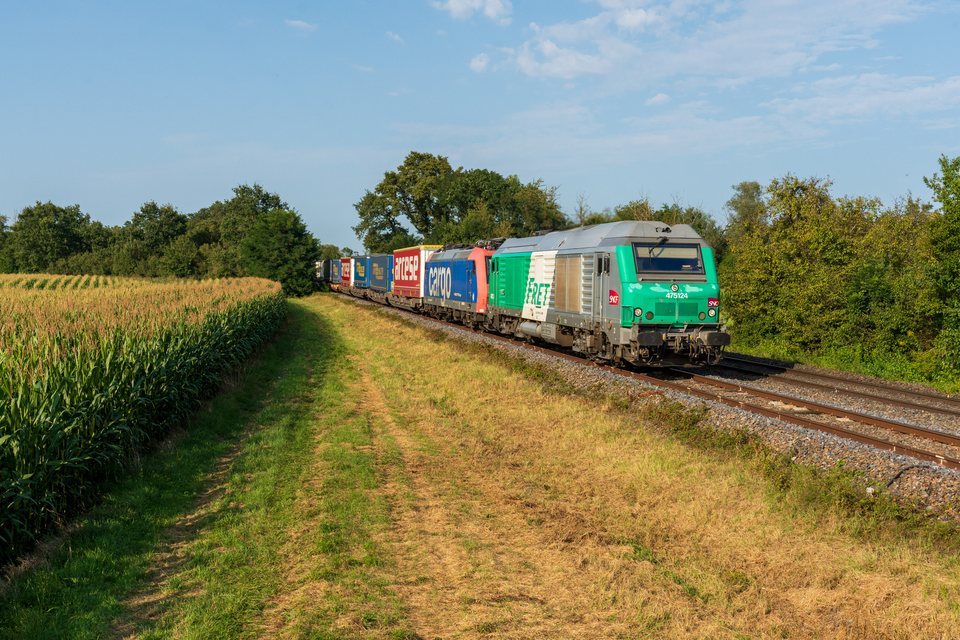 SNCF 475124 at Offendorf, France