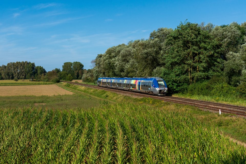 SNCF 76643 at Beinheim, France
