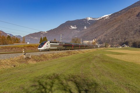 TGV 258 (SNCF): TGV 712 + 258 / FR-La Bâthie