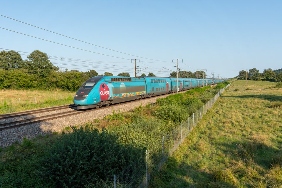 SNCF TGV OUIGO 779 at Sully, France