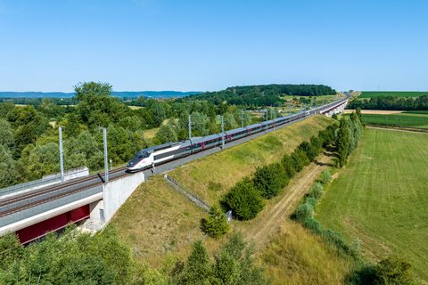 SNCF TGV Réseau 540 Viaduc de la Zorn(Wilwisheim), Grand Est, France