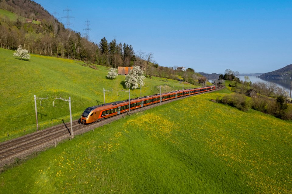 SOB RABe 526 023 at Arth, SZ, CH