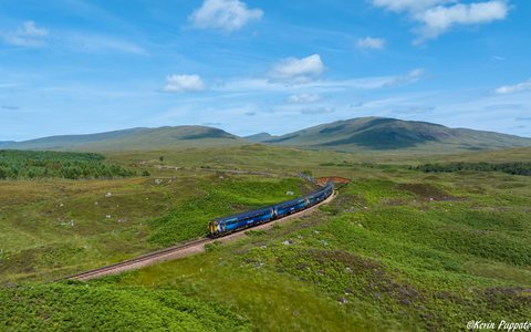 SR (ScotRail): SR Class 153 370 + Class 156 508 + Class 156 476