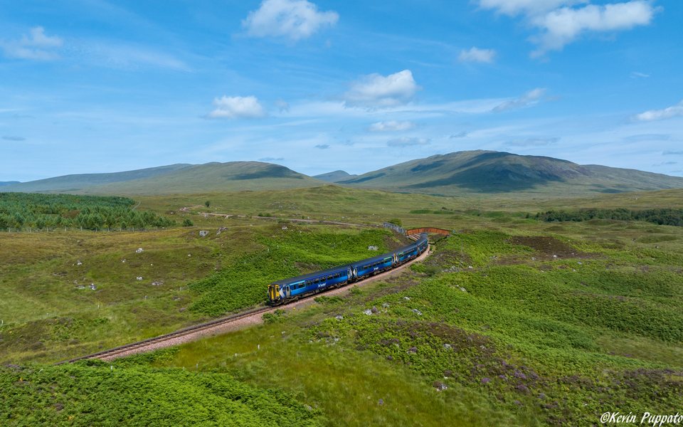 SR (ScotRail): SR Class 153 370 + Class 156 508 + Class 156 476