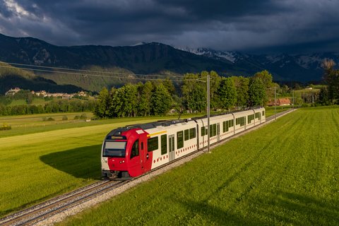 TPF: ABe 4/16 108 / CH-Le Pâquier