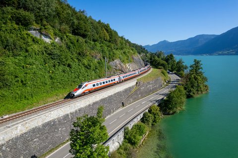 Trenitalia ETR 610 011 at Walchwil, ZG, CH