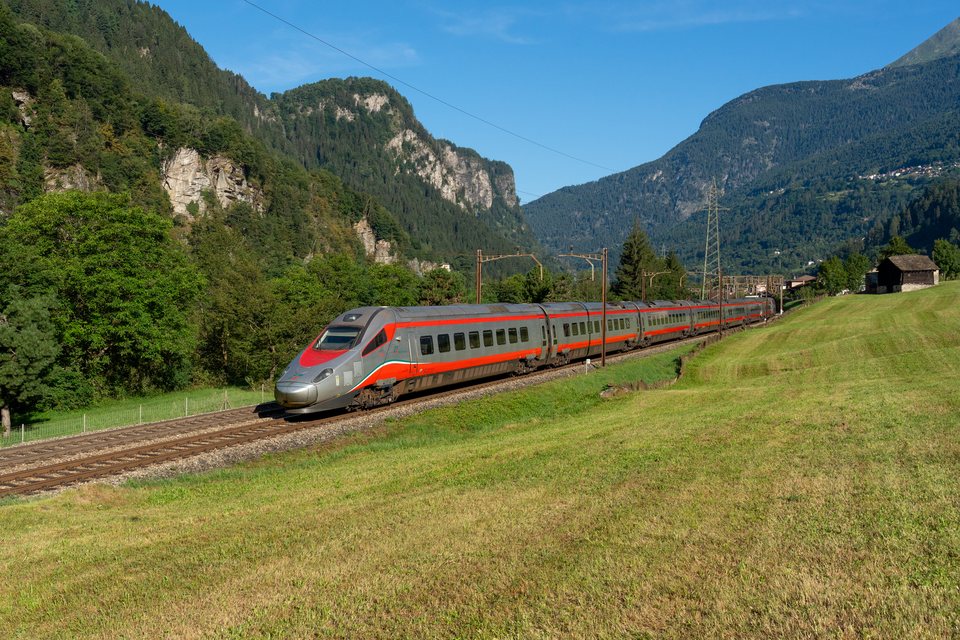 Trenitalia ETR 610 012 at Faido, TI, CH