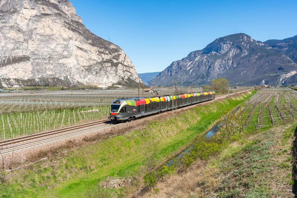 Trenitalia: FS ETR 170 143 at Salorno / Salurn, Autonomous Province of Bolzano – South Tyrol Italy