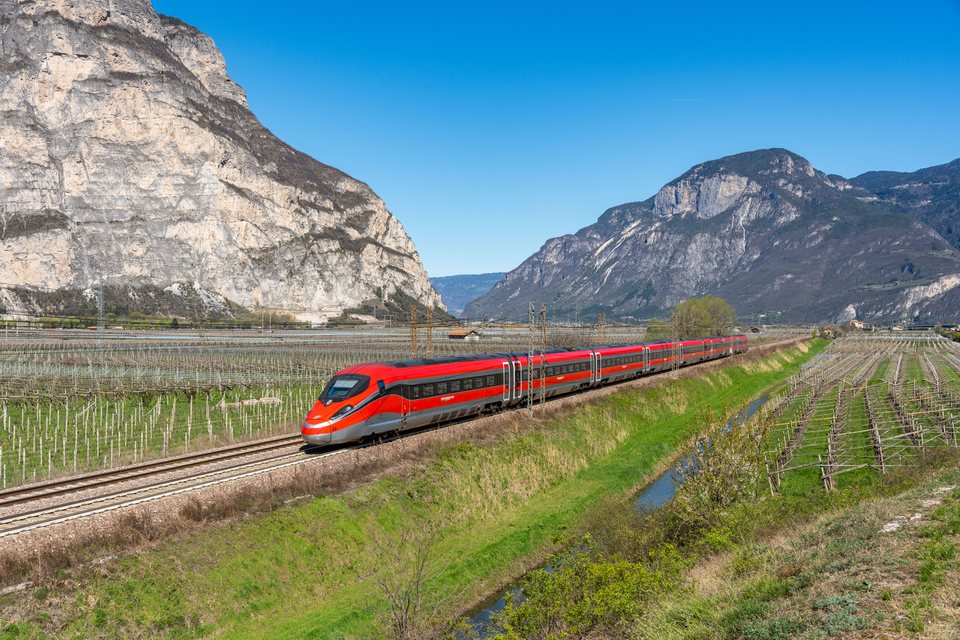 Trenitalia: FS ETR 400 056 at Salorno / Salurn, Autonomous Province of Bolzano – South Tyrol Italy