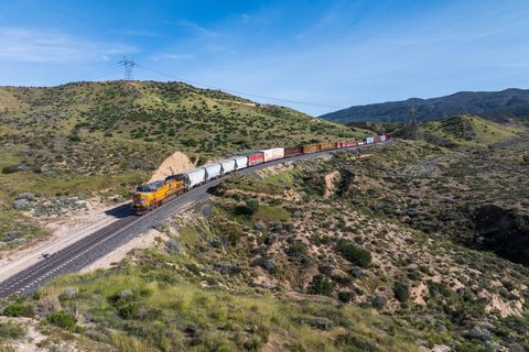 UP 6417 - Cajon Pass, California (USA)