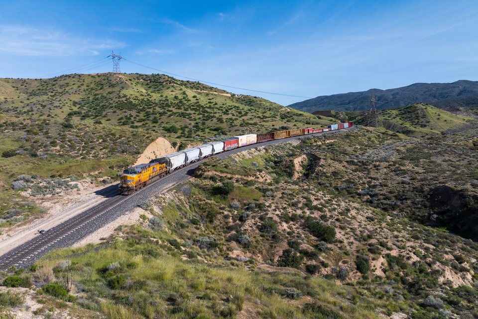 UP 6417 - Cajon Pass, California (USA)