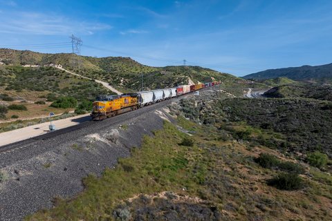 UP 6417 - Cajon Pass, California (USA)