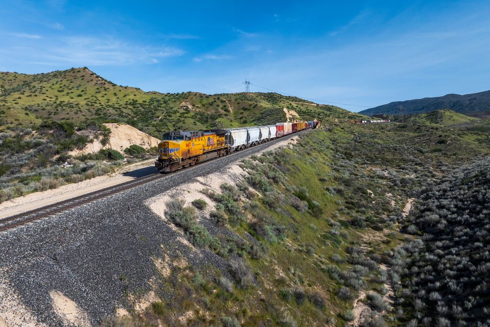 UP 6417 - Cajon Pass, California (USA)