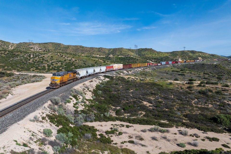 UP 6417 - Cajon Pass, California (USA)