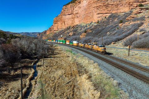 UP 7722 - Echo Canyon, Utah
