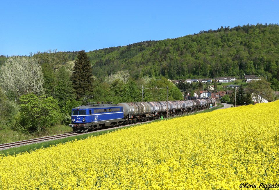 WRS Ae 1042 007 + Kesselzug NG-BSBH