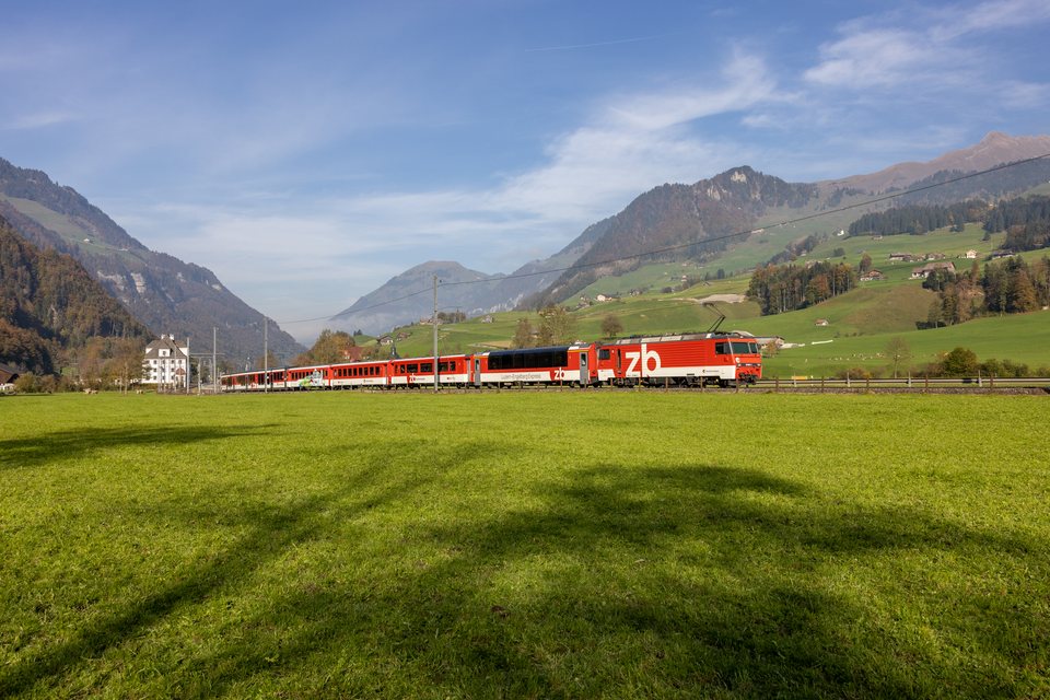 HGe 101 101 (ZB (Zentralbahn)): ZB HGe 4/4 II 101 968-6 (Grafenort, OW/CH)