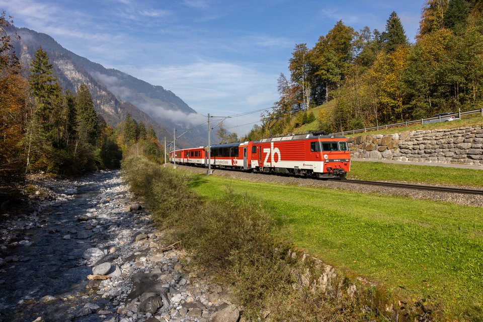 HGe 101 968-6 (ZB (Zentralbahn)): ZB HGe 4/4 II 101 968-6 (Grafenort, OW/CH)
