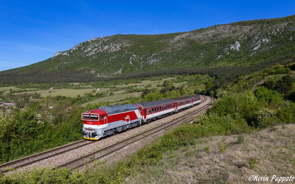 ZSSK 757 008 + R Gemeran 911 Zvolen os.st. - Košice