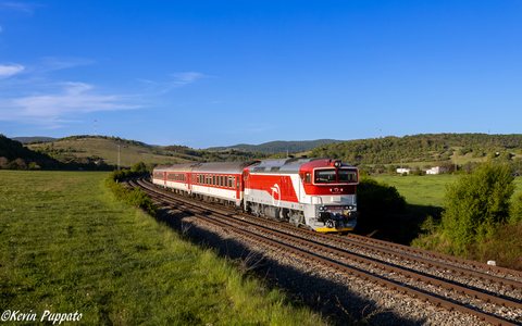 ZSSK 757 008+ R Gemeran 922 Košice - Zvolen os.st.