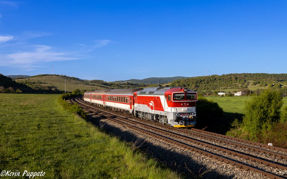 ZSSK 757 008+ R Gemeran 922 Košice - Zvolen os.st.